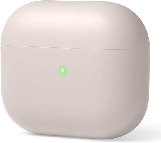 Elago Liquid Hybrid Hoesje Compatibel met AirPods 3 Case - Drievoudige Laag Structuur Bescherming (Stone)