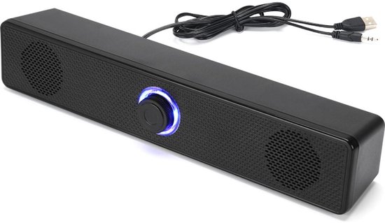 Elkuaie Bluetooth Speaker - USB Audio Subwoofer - Super Bass - 1 Stuk - Zwart van Merkloos