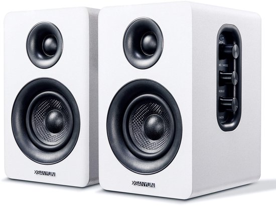 Elzusha - Actieve Boekenplank Speakers met Bluetooth 5.0 en 60W Geluidskwaliteit