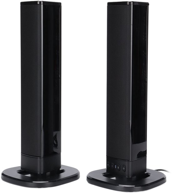 Elzusha - Home Theatre Vloerstaande Luidspreker - Draadloze Bluetooth Soundbar - Oplaadbaar - LED-indicator - Geschikt voor TV en Computer - BS-36