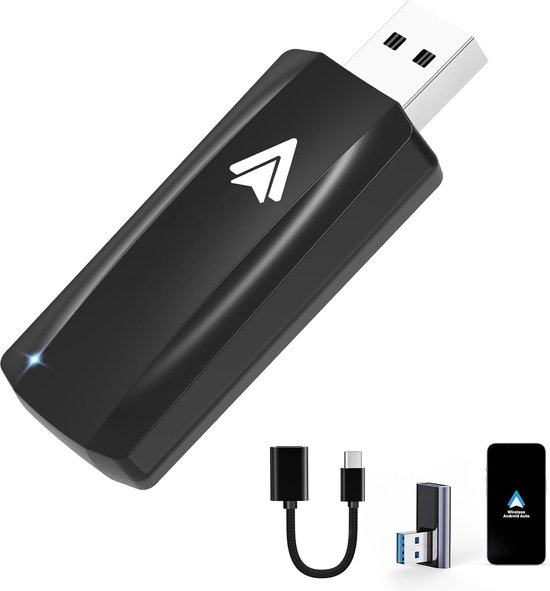 Equivera CarPlay Dongle - Draadloos Carplay - Carlinkkit - Voor Android van Equivera