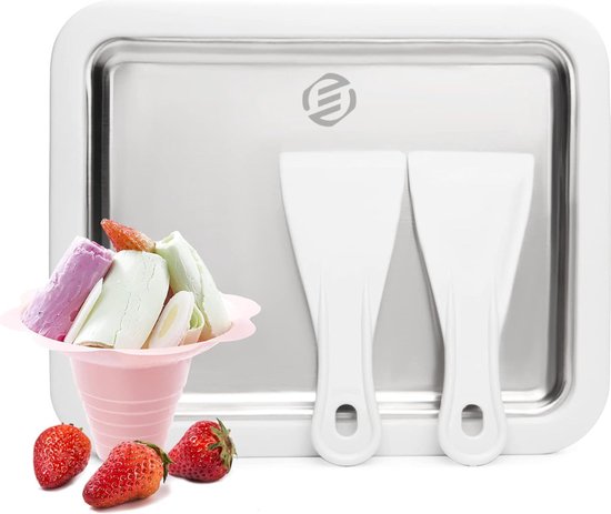 Equivera Rolled Ice Cream Maker - IJsrolmaker - Rolled Ice Machine - IJsrol Machine - IJsrol Maker - IJsmachine - IJsmaker - DIY IJsmachine! van Equivera