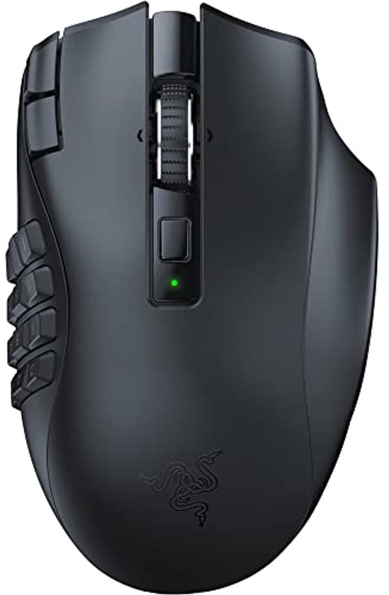 Ergonomische Draadloze MMO Gaming Muism met 19 Programmeerbare Knoppen en Focus Pro 30K Sensor van Razer