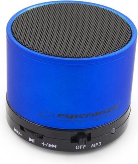 Esperanza Bluetooth Speaker Ritmo - Blauw van Merkloos