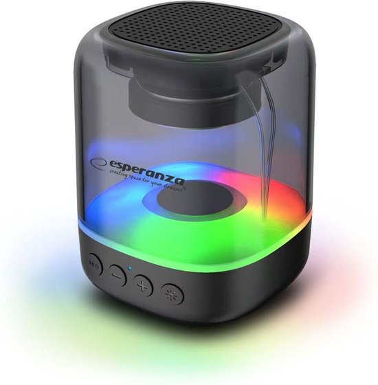 Esperanza speaker BT FM LED RGB Viola van Esperanza