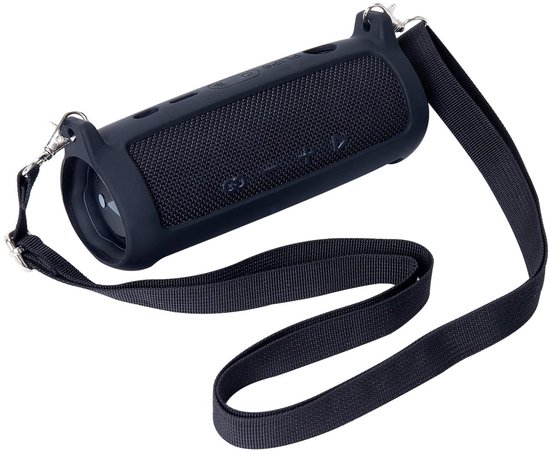 EtuiTab JBL Flip Serie - Siliconen Hoes - Beschermend - Zwart van Merkloos