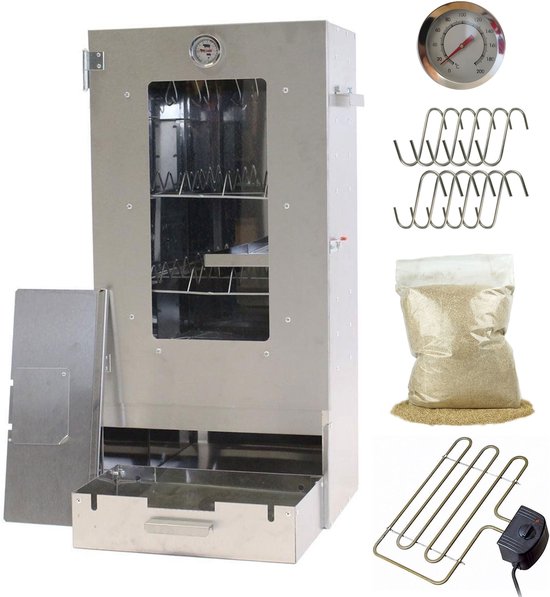 Eurocatch - Rookoven Set - Magnum - met Elektrisch Spiraal - Thermostaat - Rookmot van Eurocatch