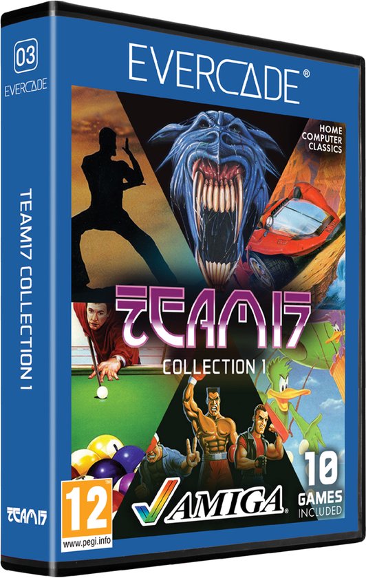 Evercade Team 17 Amiga - Home Computer Classics - cartridge 1 (10 games) van Evercade