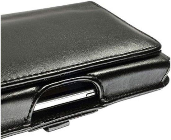 Executive Horizontaal en Clip Metaal voor MEIZU M16 (2018) - Zwart