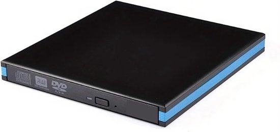 Externe Blu-ray Brander - Dvd Speler Lezer - Media Afspelen Branden - Snelle USB 3.0 - Compact Ontwerp - Zwart