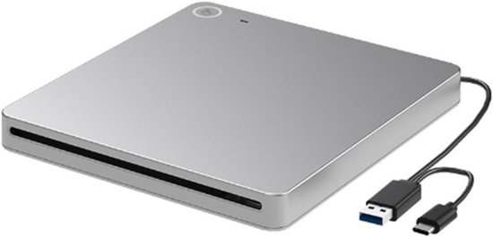 Externe Blu Ray Speler - CD DVD Drive - Media Plezier - Ultra Slim Slot-in