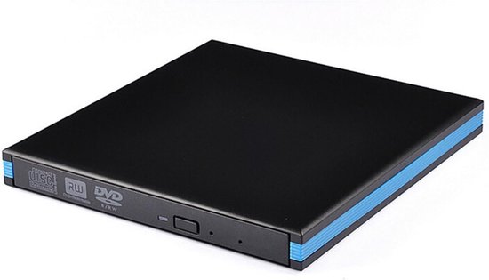 Externe Blu-ray Speler - DVD Brander CD - Films Kijken - USB 3.0 Connectiviteit - 2 MB Cache - Zwart