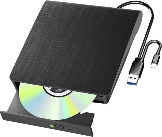 Externe Blu-ray Speler & Recorder USB 3.0 / Type-C – 4K Ultra HD – Geschikt voor Windows & Mac