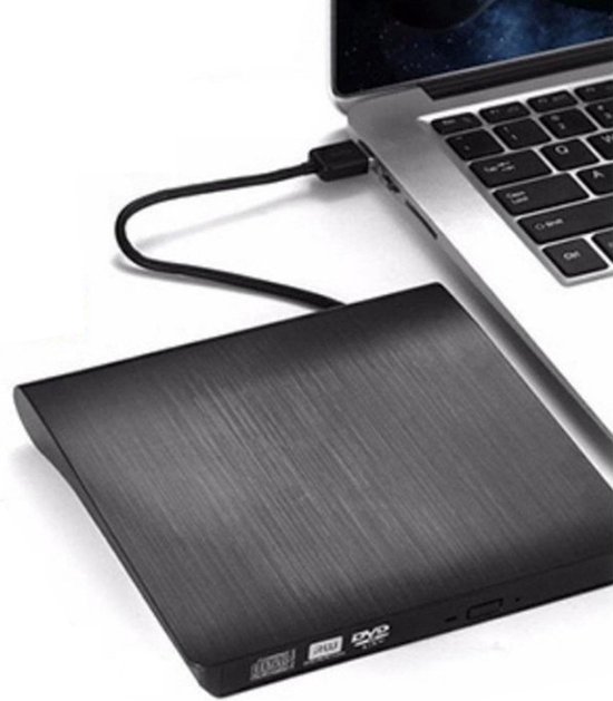 Externe DVD & CD Speler - Externe DVD Speler voor Laptop - Externe DVD Speler Geschikt Voor Windows, Linux & Mac - USB 3.0 - NIEUWSTE VERSIE DVD Speler