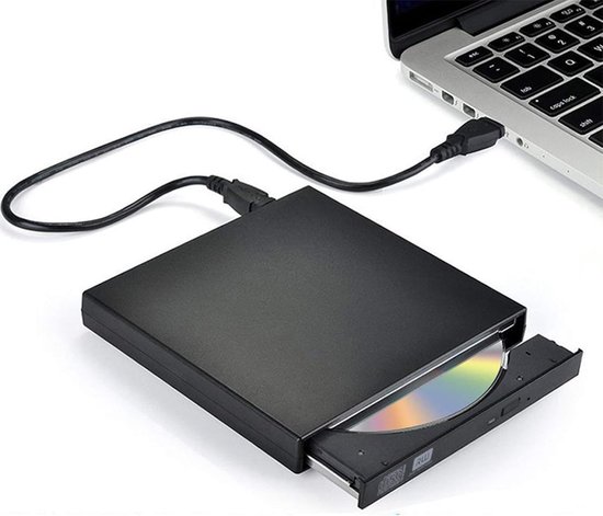 Externe DVD Speler – COMBO CD Brander – USB Plug & Play – Compatibel met CD, DVD, MP3 – Voor Laptop & PC – Zwart – Compact Formaat – 1 Stuk