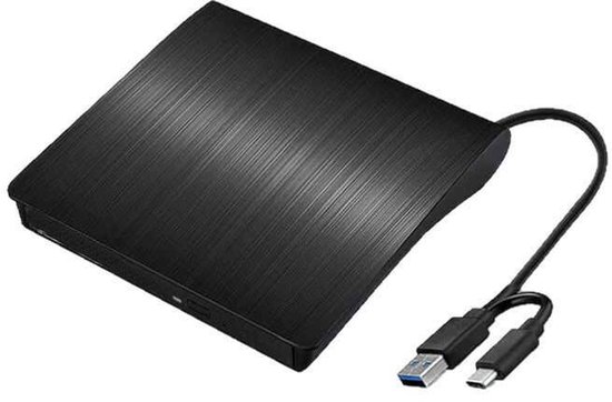 Externe kaartlezer met USB 3.0-interface, draagbaar, zwart, geschikt voor pc, laptop, Mac OS, Windows 11/10/8/7 besturingssystemen.