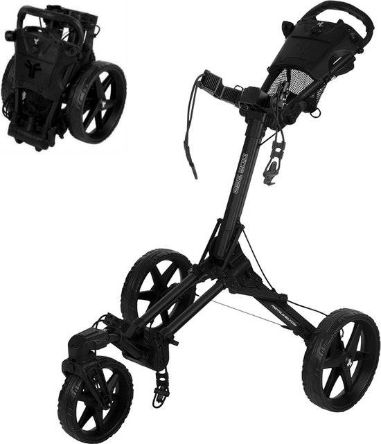 FastFold Dice Golftrolley - Zwart van FastFold