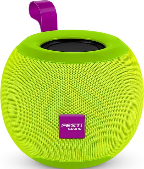 FESTIONE 5w Bluetooth speaker kleur Groen - Bluetooth 5.0 - FM Radio - AUX | van FESTI