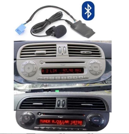 Fiat - 500 - Bluetooth - Audio - Streaming - AD2P - Adapter - Blue And Me - 500C - Cabrio - Abarth van Fiat