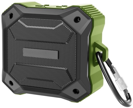Fivesquare CAMP MULTISOLAR – Groen - Draagbare Outdoor Bluetooth Speaker | IPX7 Waterdicht, TWS Stereo, 5W & 12u Playtime van Merkloos