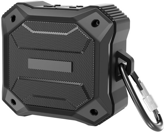 Fivesquare CAMP MULTISOLAR - Zwart – Draagbare Outdoor Bluetooth Speaker | IPX7 Waterdicht, TWS Stereo, 5W & 12u Playtime van Merkloos