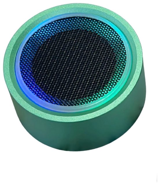 Fivesquare MagShake RGB Speaker – Mini Bluetooth Speaker met Magneetvoet, Shake-Control, IPX7 & 5–7u Speeltijd Groen van Merkloos