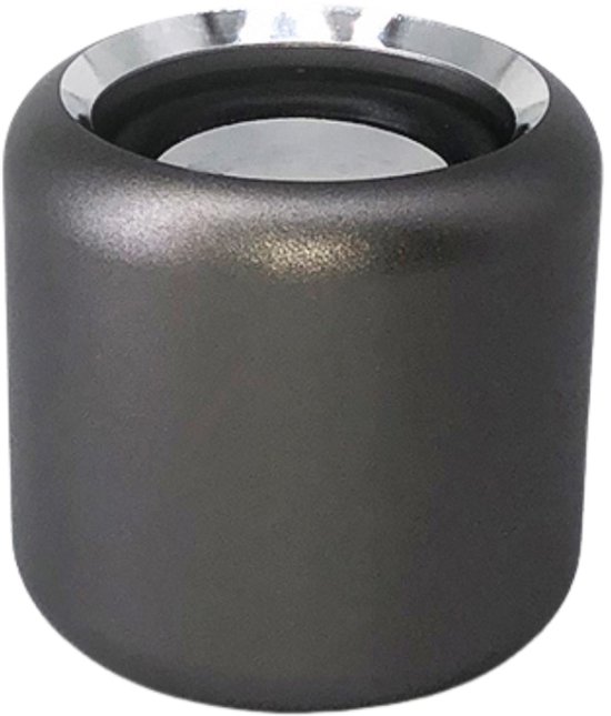 Fivesquare Mini Aluminium Bass Speaker – Draagbare Bluetooth Mini Speaker met Deep Bass & TWS Pairing Grijs van Merkloos