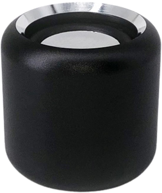 Fivesquare Mini Aluminium Bass Speaker – Draagbare Bluetooth Mini Speaker met Deep Bass & TWS Pairing Zwart van Merkloos