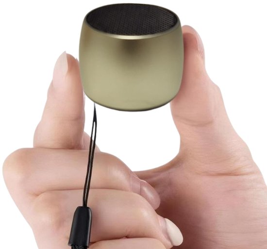 Fivesquare MiniAlu Sensor Bass Speaker – Mini Bluetooth Speaker met Aluminium Behuizing, TWS Sensor Pairing & Deep Bass Groen van Merkloos