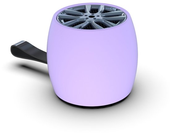 Fivesquare MiniSense Bass Speaker – Mini Bluetooth Speaker met Aluminium Behuizing, TWS & Shake Control Paars van Merkloos