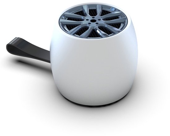 Fivesquare MiniSense Bass Speaker – Mini Bluetooth Speaker met Aluminium Behuizing, TWS & Shake Control Zilver van Merkloos