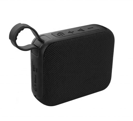 Fivesquare MiniSub Bass Speaker – Portable Bluetooth 5.3 Mini Speaker met 5W Bass Output & IPX6 Waterbestendig Zwart van Merkloos