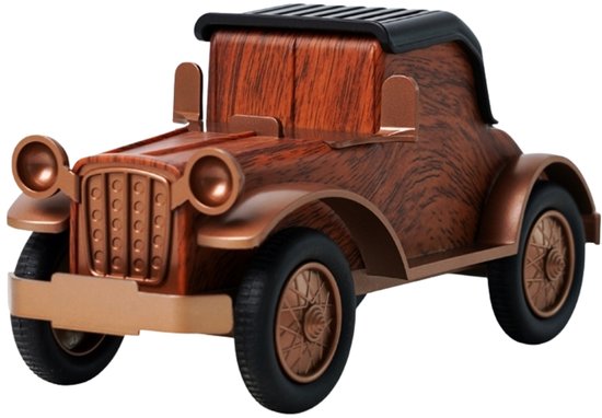 Fivesquare RetroDrive Bluetooth Speaker – Vintage Auto Design, 5W Sound, TWS, FM Radio, TF/USB/AUX & Bluetooth 5.4 van Merkloos