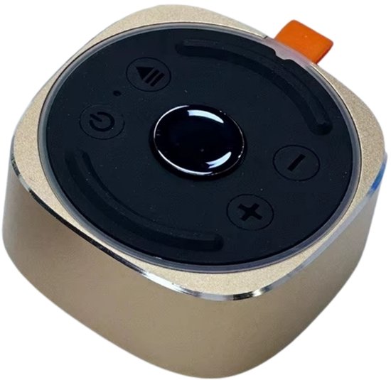 Fivesquare SpinWave Waterproof Speaker – Mini Bluetooth Speaker met Gyro-Spinner Design, RGB Licht, IPX7 & Bass/TWS van Merkloos