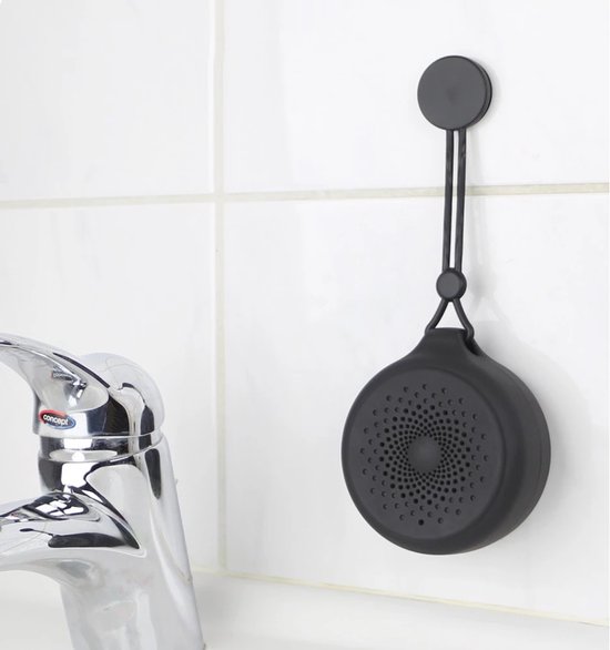 Fontastic 254314 Wireless Luidspreker handsfree FM-Radio - Spatwaterdicht - Zwart van Merkloos