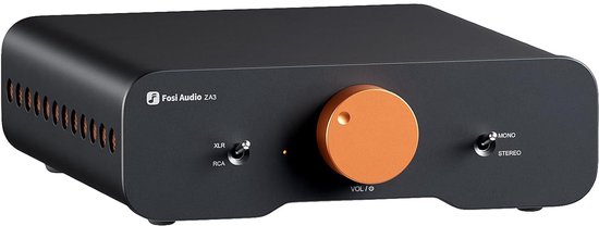 Fosi Audio ZA3 Gebalanceerde Stereo/Mono Versterker HiFi - met XLR RCA Ingangen en 12V Trigger-in