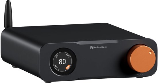 Fosi Audio ZD3 Desktop DAC Preamp, ES9039Q2M, HDMI ARC/Bluetooth/USB/Optisch/Coax Ingangen, XLR/RCA Uitgangen met Afstandsbediening