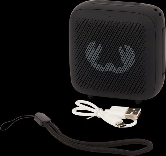 Fresh 'N Rebel - Bluetooth Speaker - Draadloze Bluetooth Speaker - Draagbare Bluetooth Speaker - Speakers - Spatdichte Speaker - Hoogwaardig Kwaliteit Speaker - Muziekbox - Zwart van Fresh ‘n Rebel