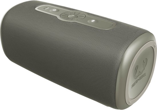 Fresh 'n Rebel Bold L3 - Waterdichte Bluetooth speaker draadloos - 25 uur batterij - Dried Green van Fresh ‘n Rebel