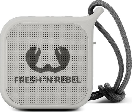 Fresh 'n Rebel Rockbox Pebble - Draadloze Bluetooth speaker - Lichtgrijs van Fresh ‘n Rebel