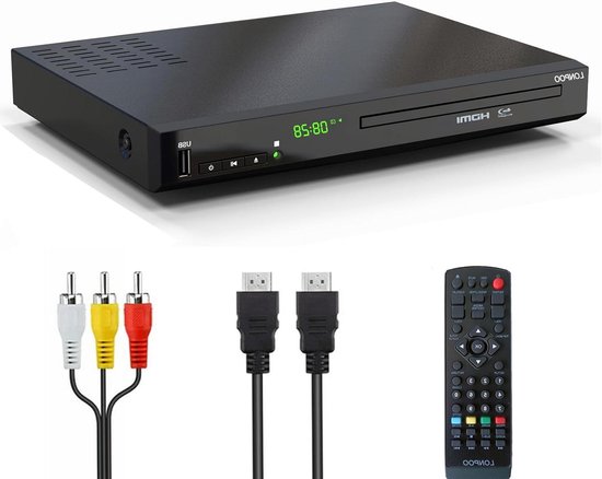 Full HD Blu-Ray Speler - HD Disc Speler Home Cinema - Films Kijken - DVD Upscaling
