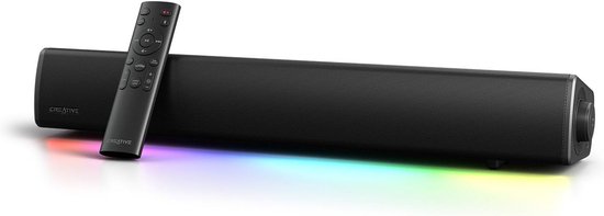 Gaming Soundbar - PC Luidspreker - Meeslepende Audio - SuperWide Technologie - 60W Piekvermogen - Zwart