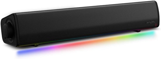 Gaming Soundbar - PC Speaker - Muziek Luisteren - Superwide Technologie - Compact Formaat - Zwart