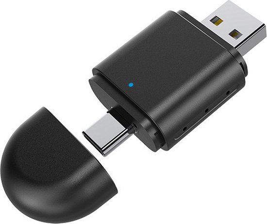 Garpex® 2-in-1 Carplay Dongle - Draadloos Carplay - USB-C van Garpex