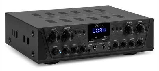 Geluidsinstallatie 400 W - 8x 30 W Bluetooth Speakers - IPX5 Spatwaterdicht - 4-Zone Versterker - Installatiespeaker - Voor Binnen En Buiten