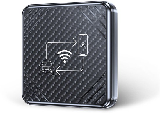 Geschikt voor Carplay Box, bedraad naar draadloos 2-in-1 AI Box voor Carplay en Android Auto, Plug and Play Bluetooth 5.0 WiFi draadloze adapter voor Android Auto voor iOS 9 en van Merkloos