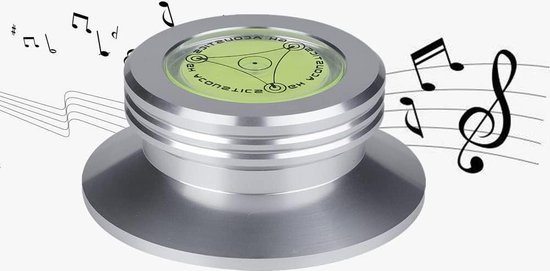 Gewichte für Schallplatten - Vinyl Plattenspieler Zubehör - Disc Stabilizer 225g van kwmobile