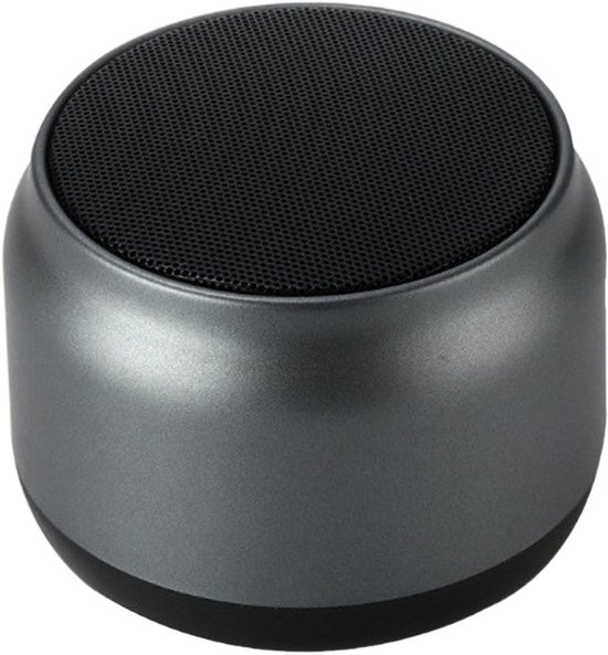 Gigicial Draagbare Bluetooth-luidspreker - Draadloze Luidsprekers - Lange Standby En Kristalhelder Geluid - 1 Stuk - Voor Buitenactiviteiten Grijs van Merkloos