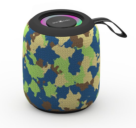 GMB-Audio Bluetooth Speaker LED Camouflage Draadloos van Merkloos
