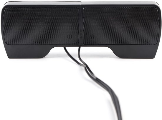 Golden crown - Laptop Soundbar - USB Draagbare Speaker - Mini Desktop Geluid - 2.0 Audio Systeem - Geschikt voor Notebook en Telefoon - Compact formaa van Merkloos